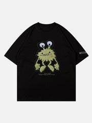 Monster Embroidery Print Tee