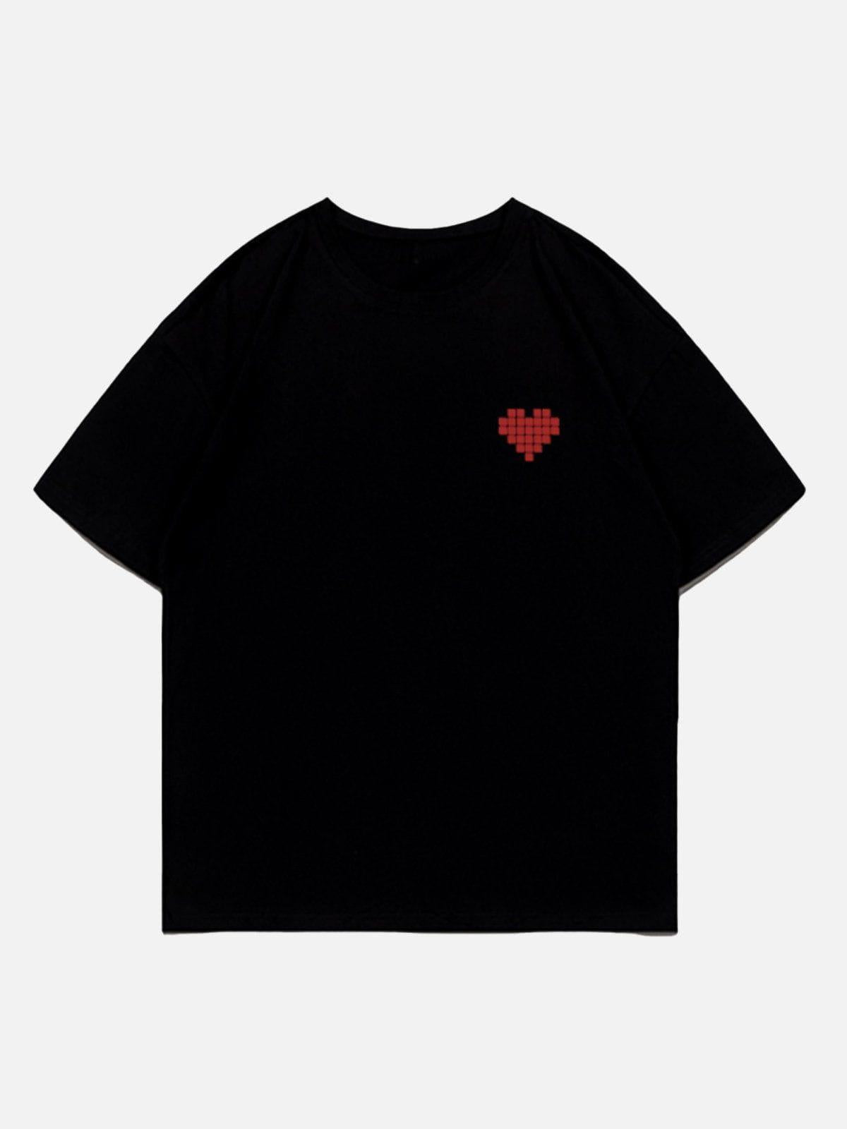 Mosaic Heart Print Tee