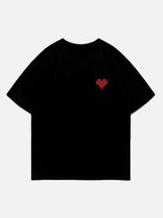 Mosaic Heart Print Tee