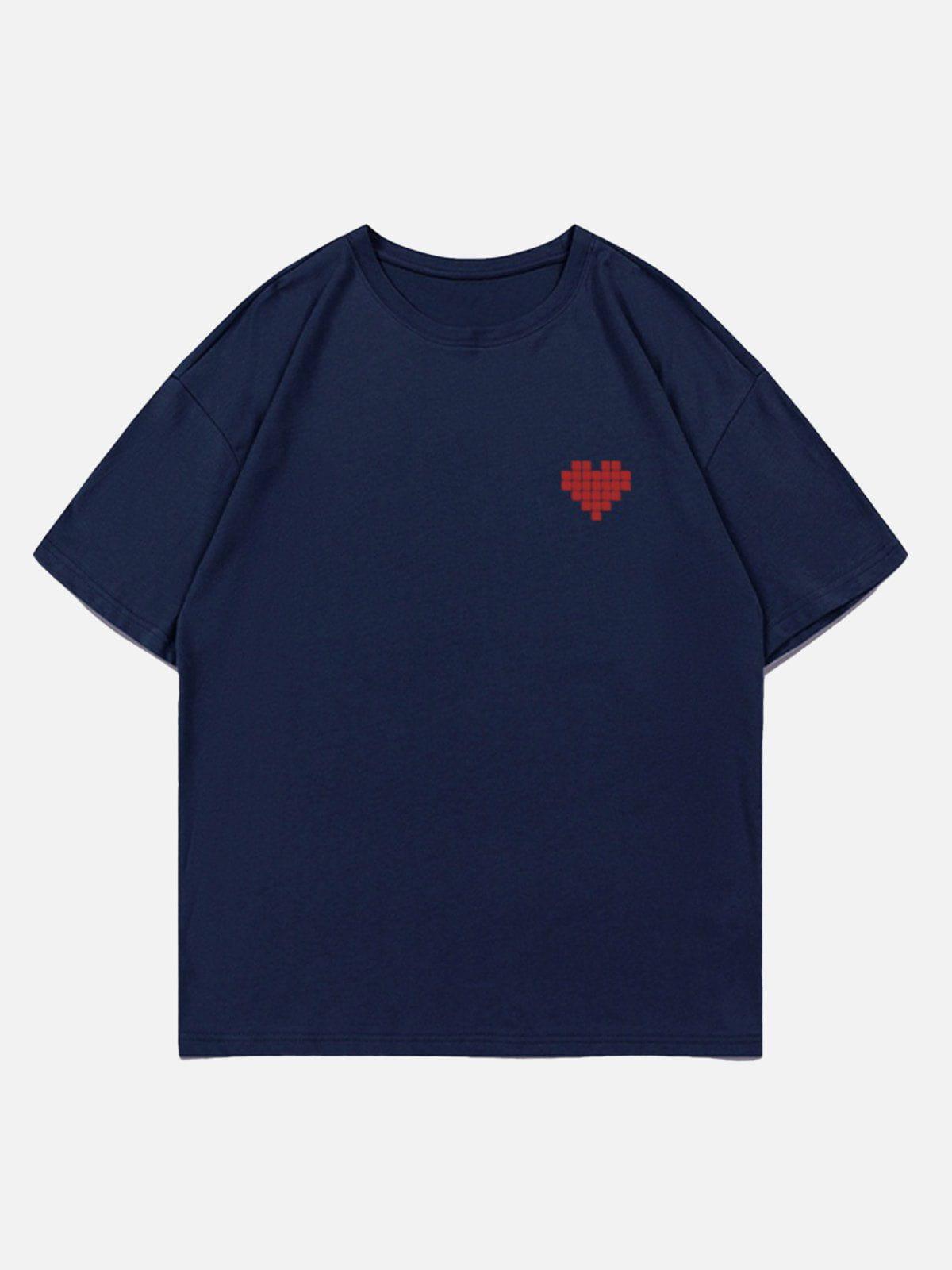 Mosaic Heart Print Tee