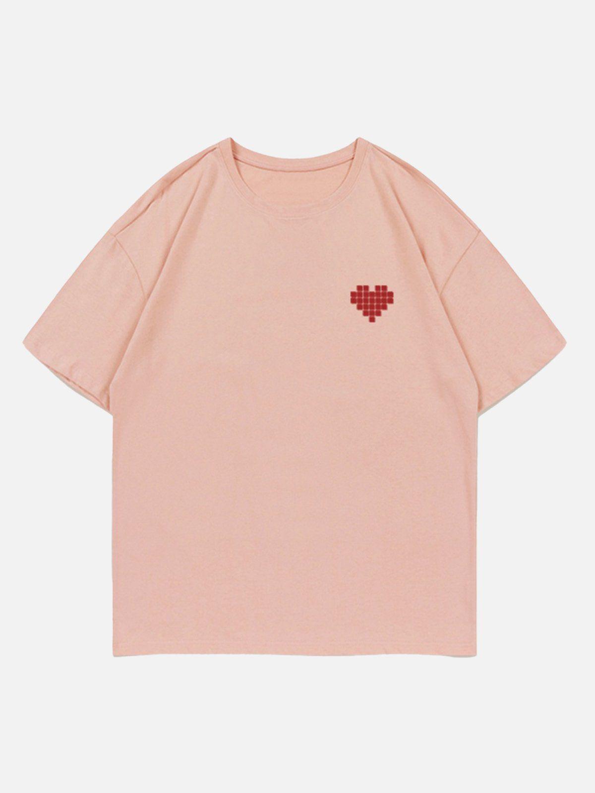 Mosaic Heart Print Tee