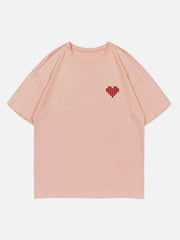 Mosaic Heart Print Tee