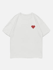 Mosaic Heart Print Tee