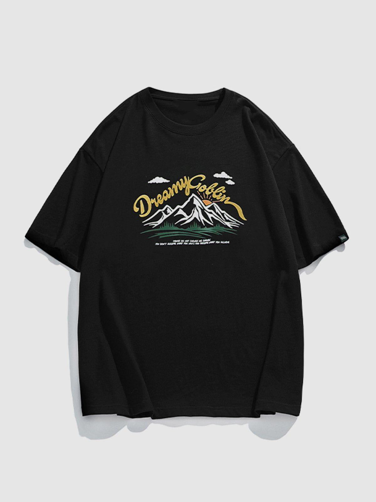 Mountain Print Tee