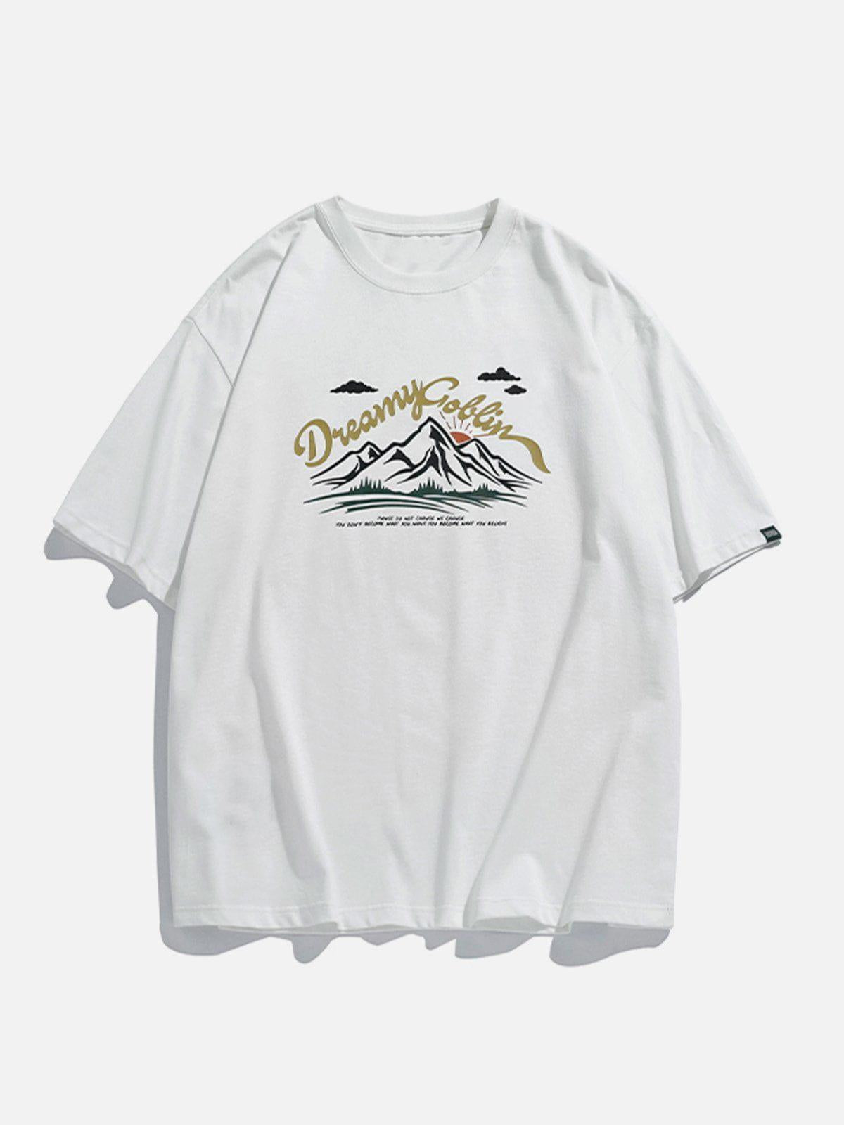 Mountain Print Tee