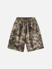 Multi Pocket Camouflage Shorts