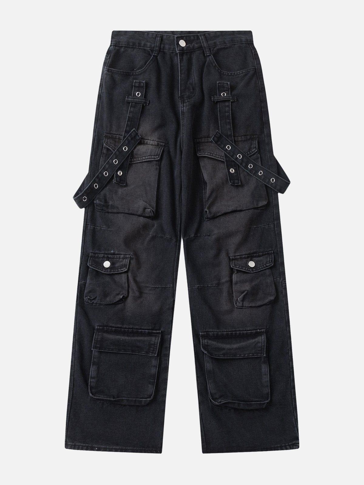 Multi-Pocket Workwear Jeans