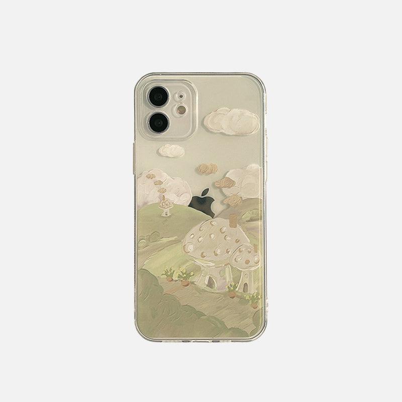 Mushroom Landscape Mobile Phone Case For iPhone