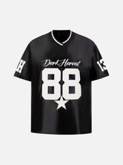 Number "88" Sports Jersey Print T-Shirt