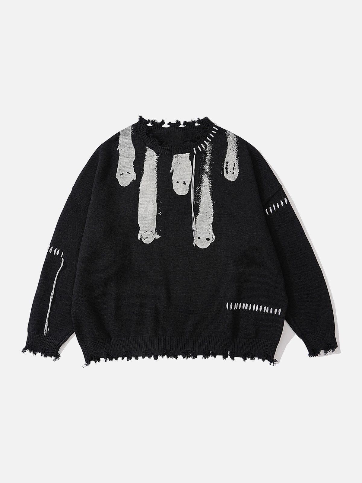 "Out Of Body" Knit Sweater