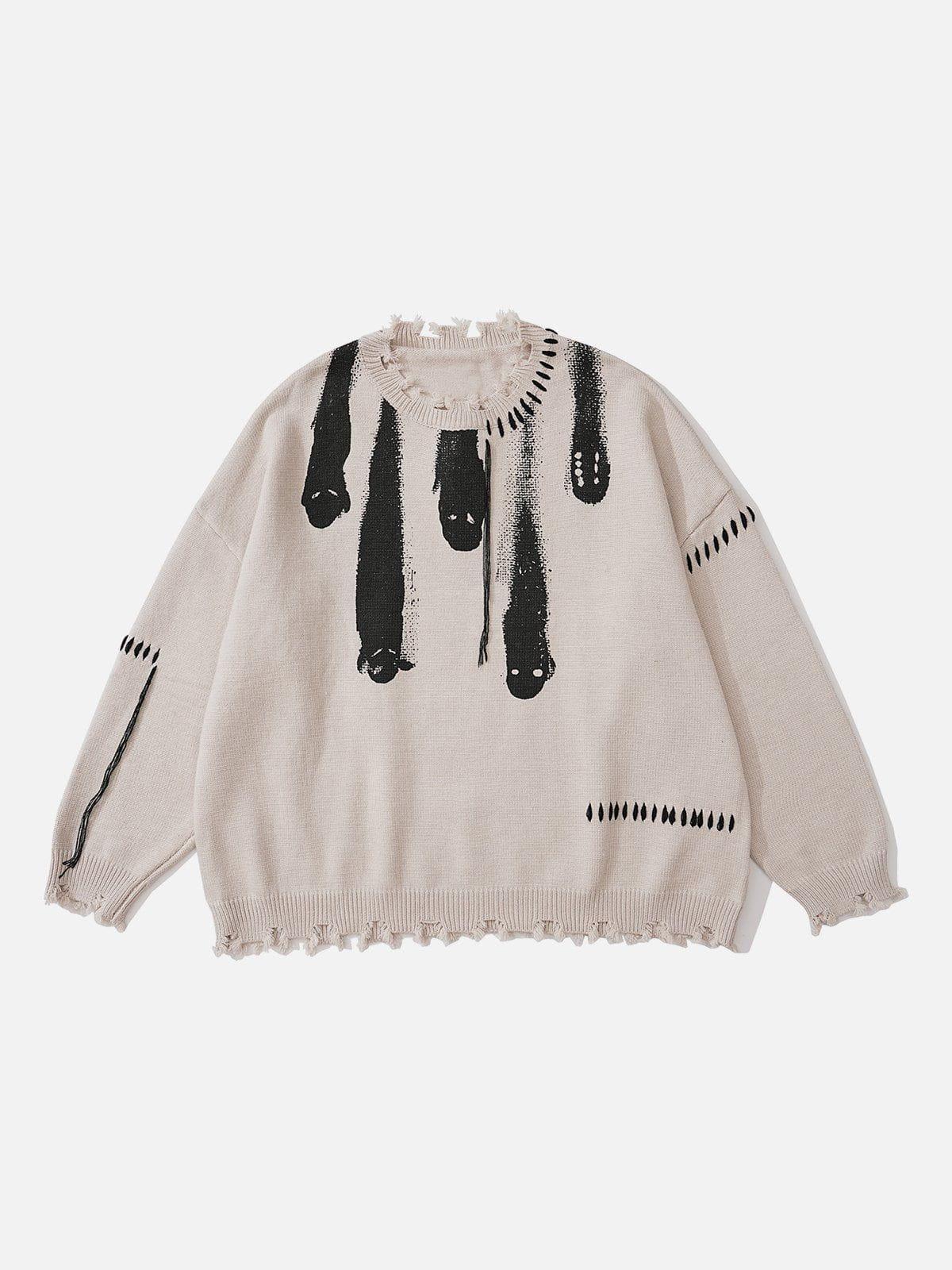 "Out Of Body" Knit Sweater
