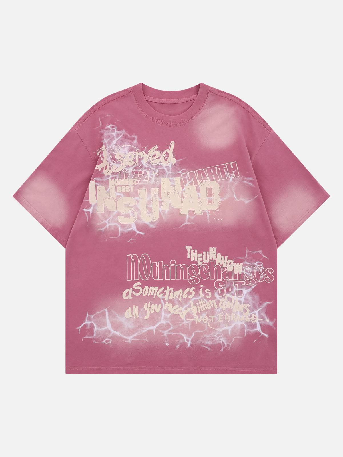 Oversized Letter Graphic T-Shirt