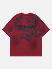 Oversized Snake Graphic T-Shirt