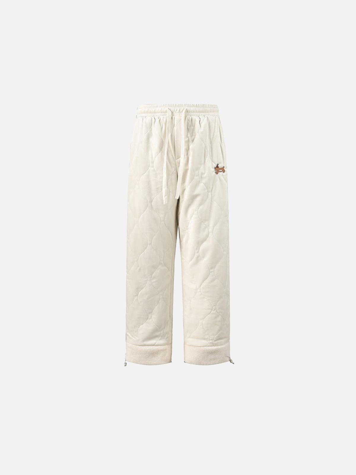 Paneled Padded Sweatpants