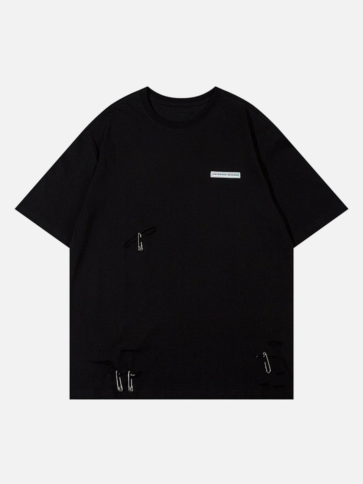 Paper Clip Decoration Tee