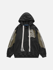 Patchwork Skeleton Hoodie