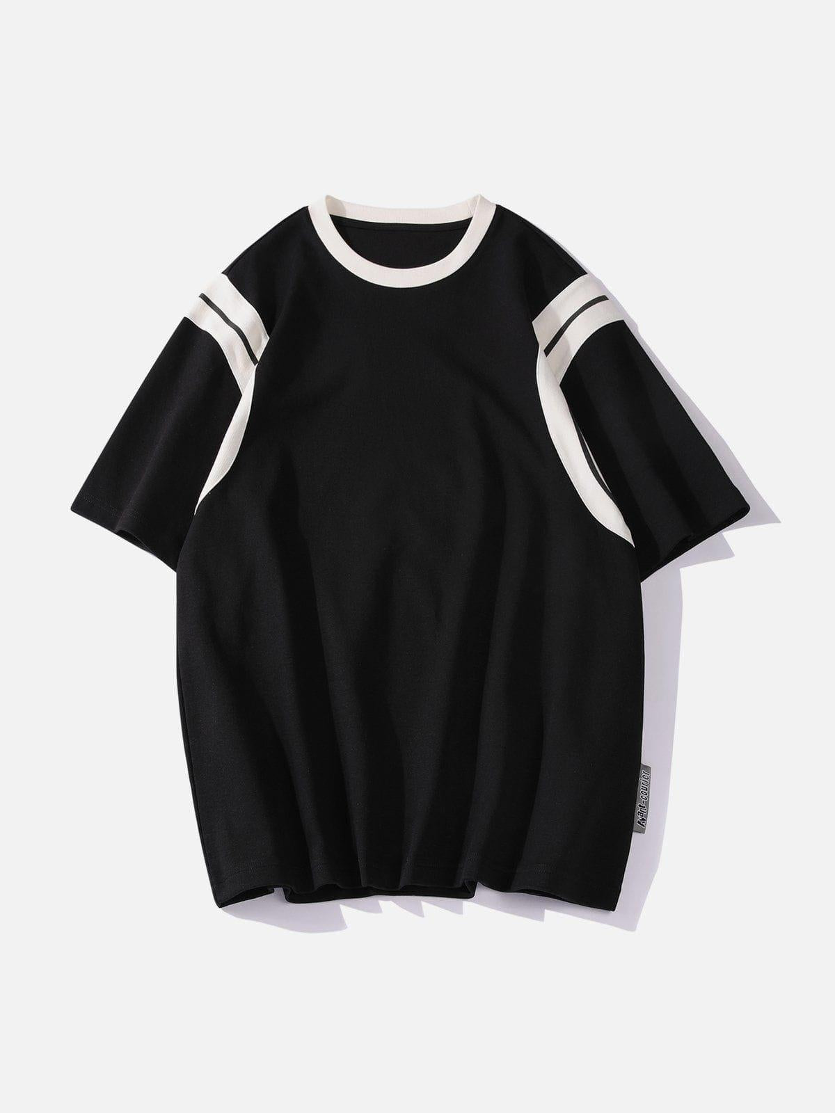 Patchwork Stripe Tee
