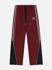 Patchwork Tapered Leg Sweatpants