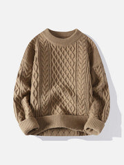 Personality Twist Knit Sweater