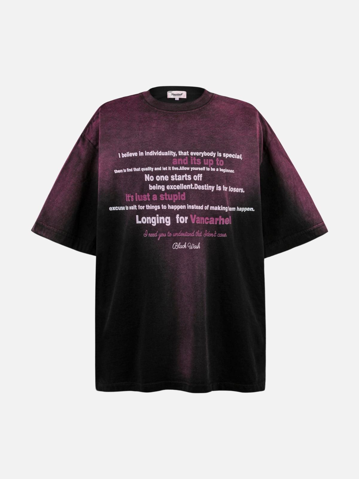 Philosophic Threads Typographic Statement Tee