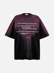 Philosophic Threads Typographic Statement Tee