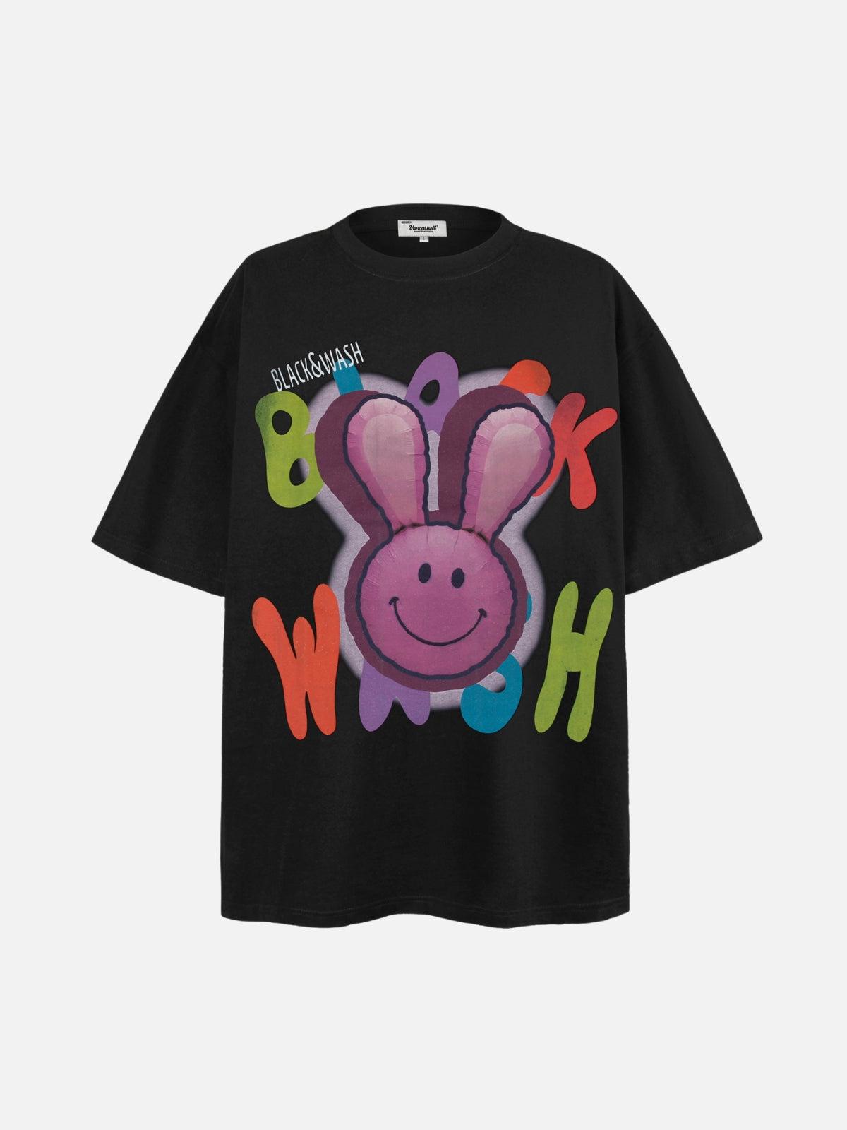 Playful Bunny Pop Art Tee