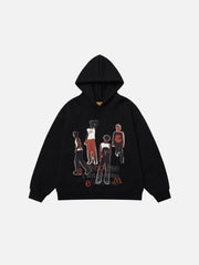 Portrait Print Hoodie