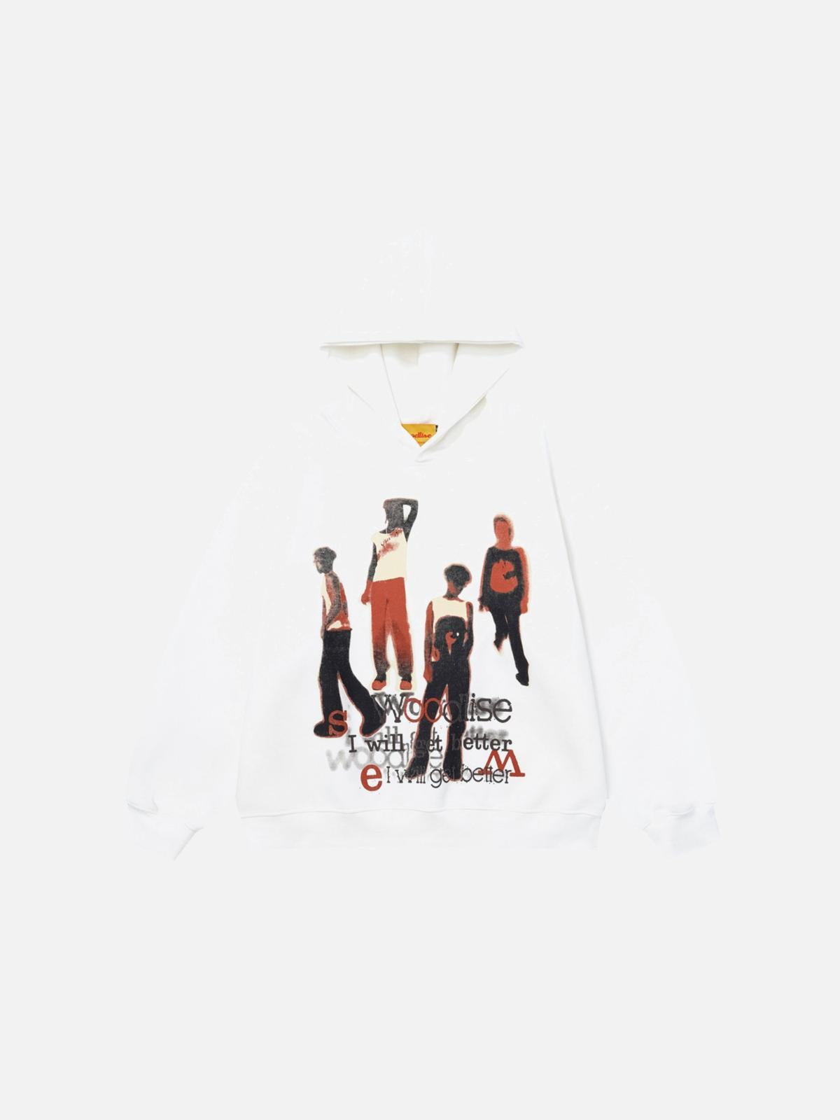 Portrait Print Hoodie