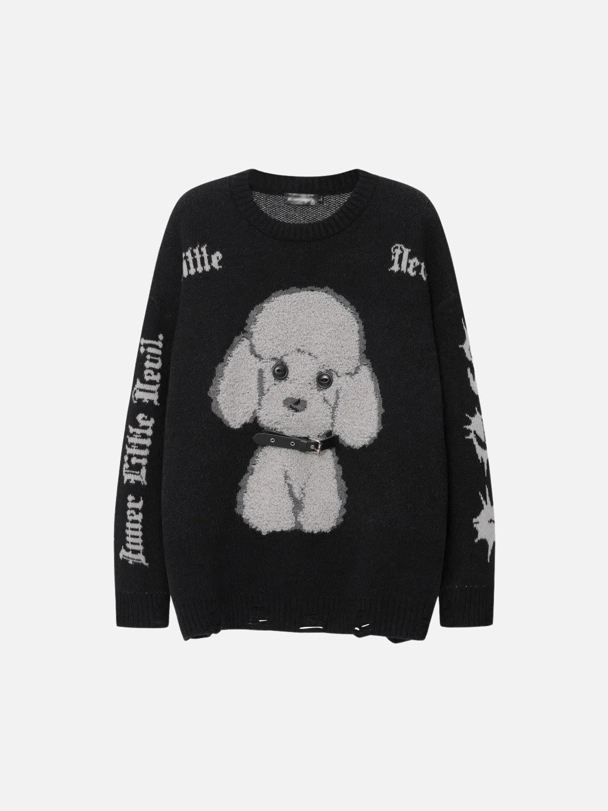 Puppy Knit Sweater