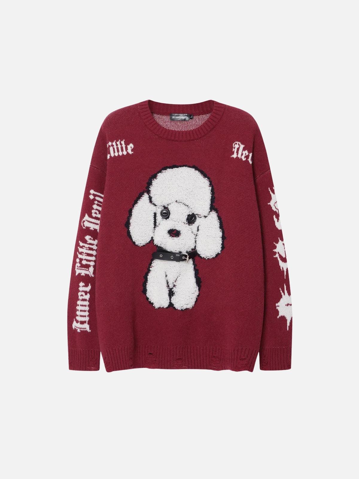 Puppy Knit Sweater