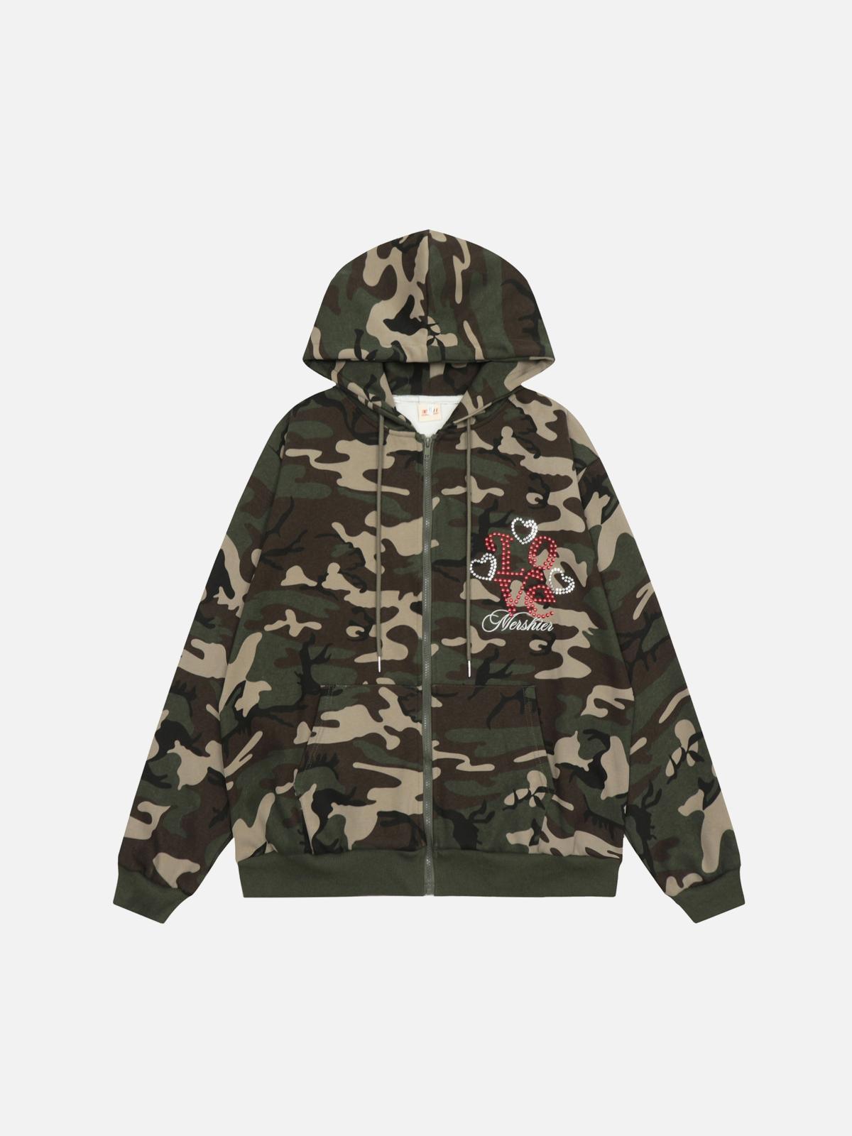Retro Camo Hoodie