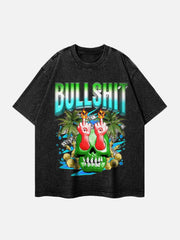 Retro Creative Letter Finger T-Shirt
