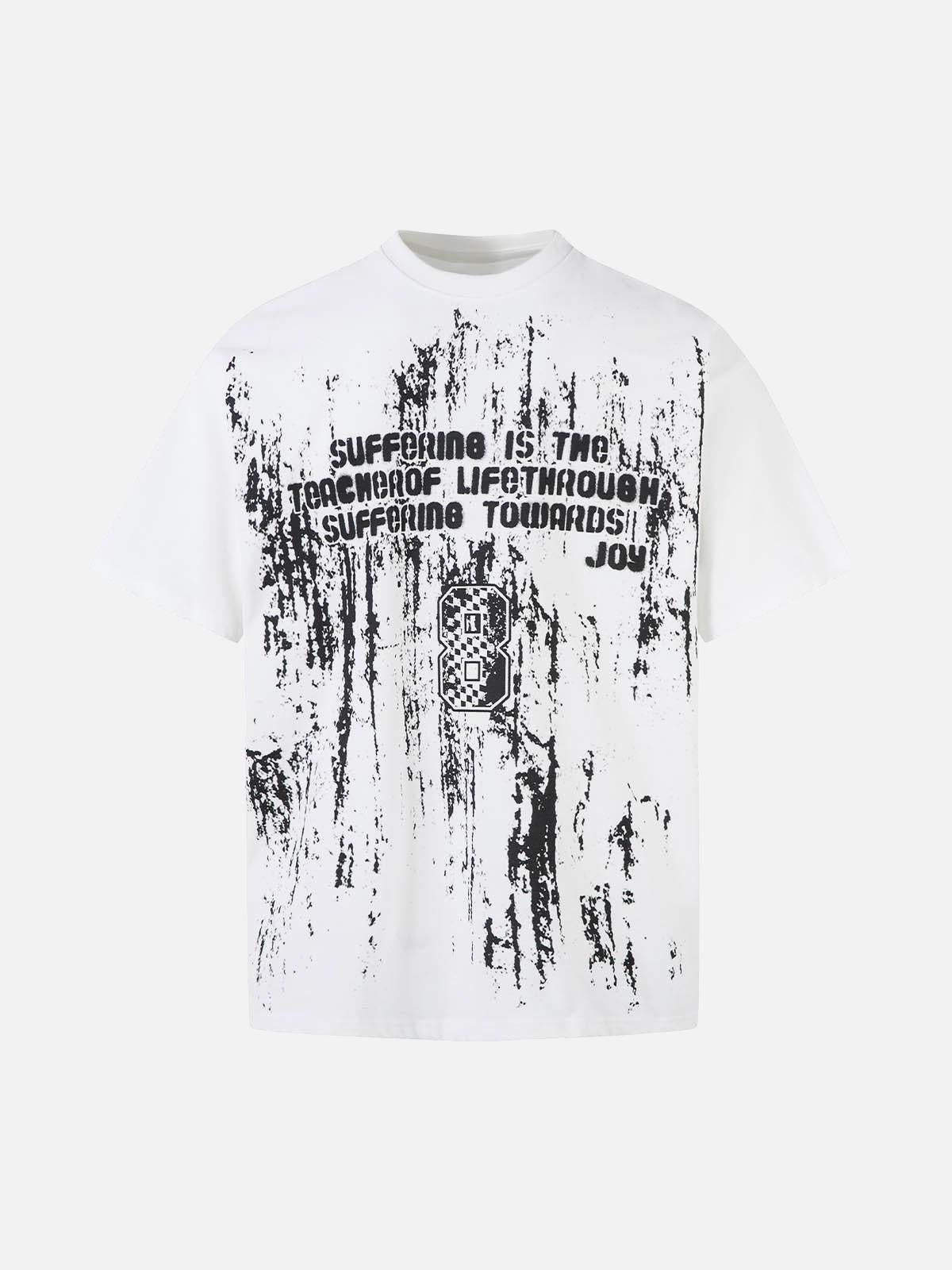 Retro Graffiti Lettering T-Shirt