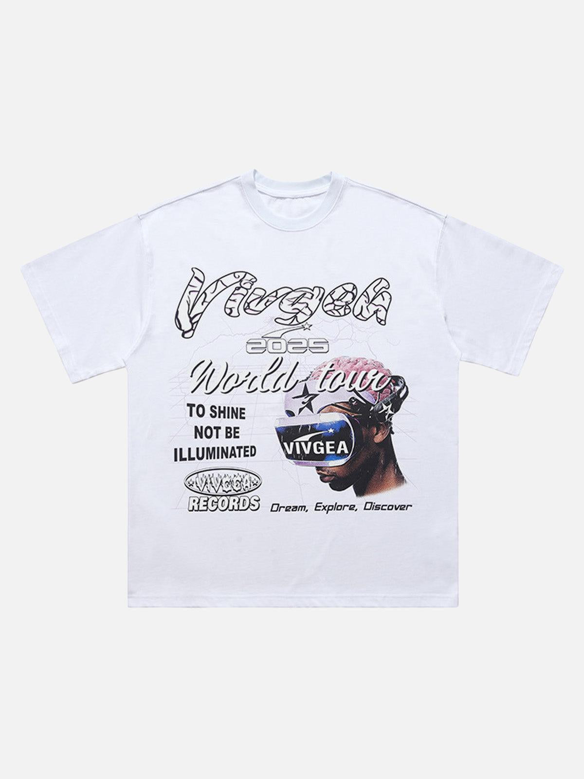 Retro Sci-Fi Graphic T-Shirt