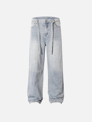 Rhinestone Application Jeans