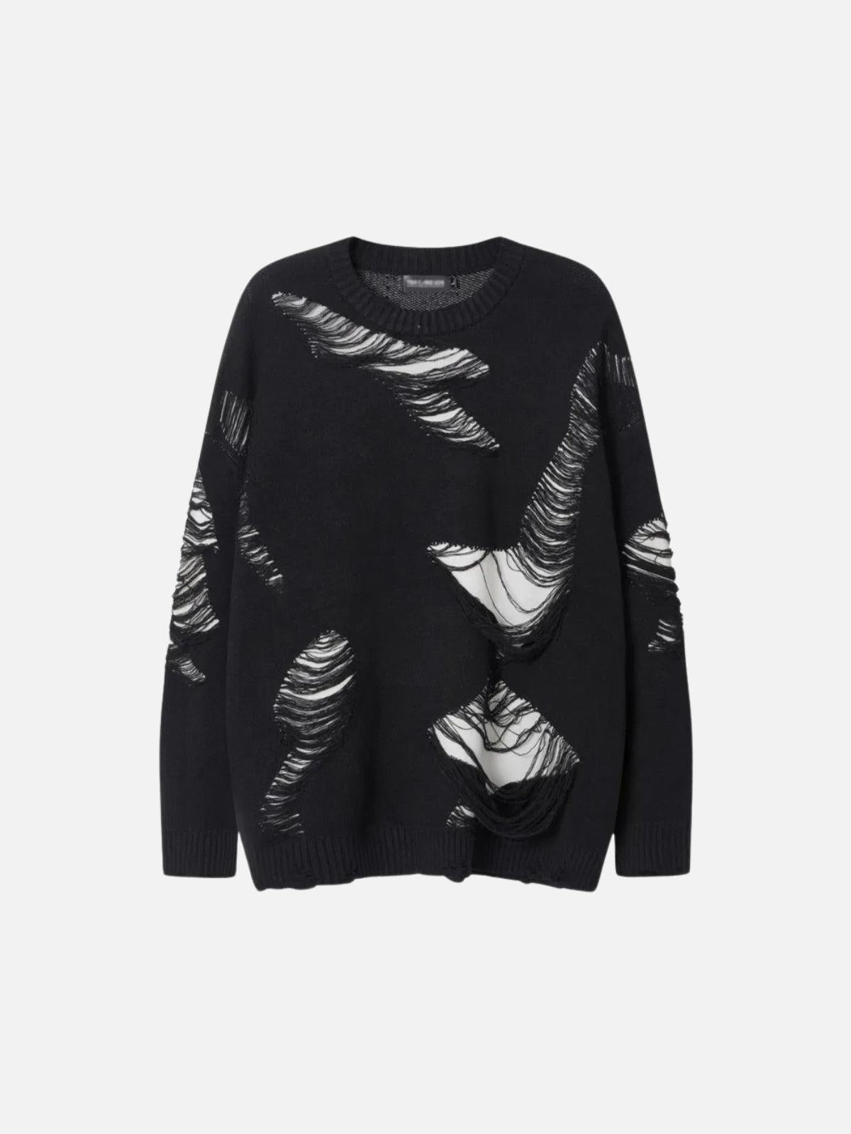 Ripped Knit Sweater