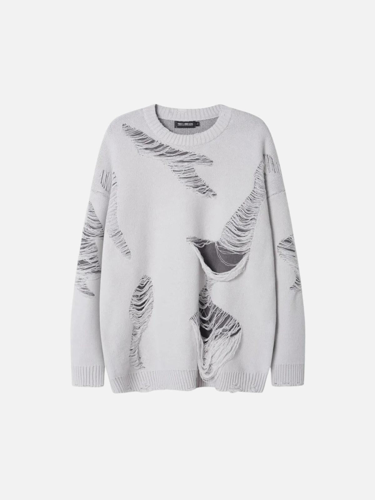Ripped Knit Sweater