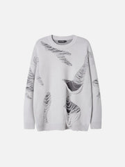 Ripped Knit Sweater