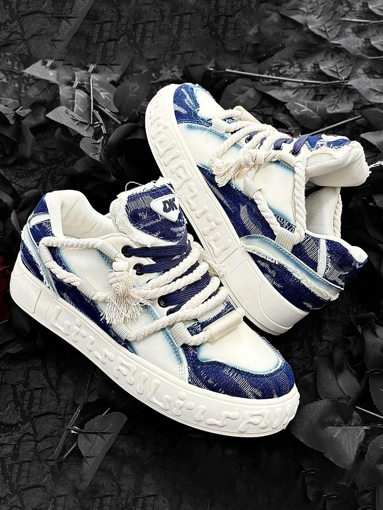 Rope Knot Design Fashion Sneakers