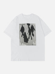 Shadow Print Tee "Don't Count the Day"