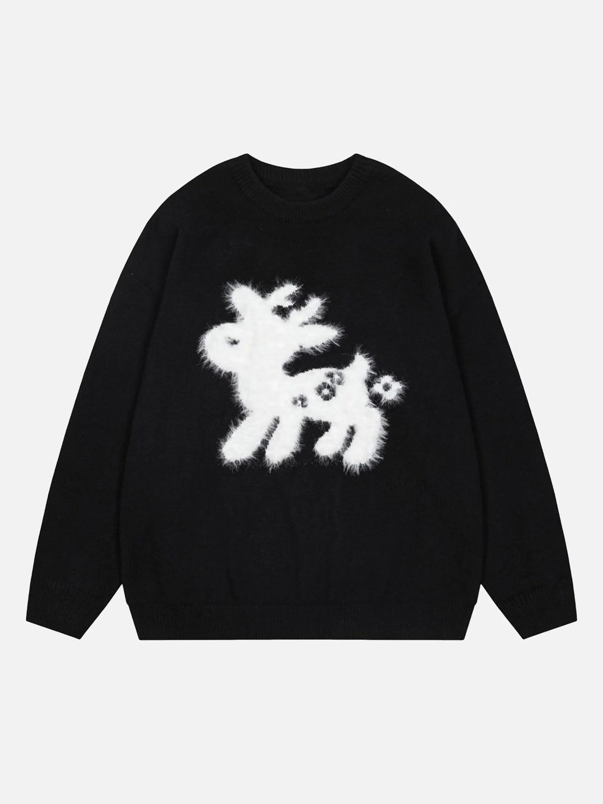 Sika Deer Crew Neck Sweater