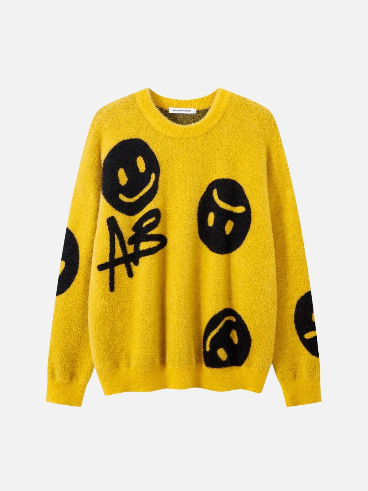 Smiley Jacquard Sweater