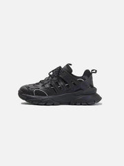 Solid Color Mesh Sneakers