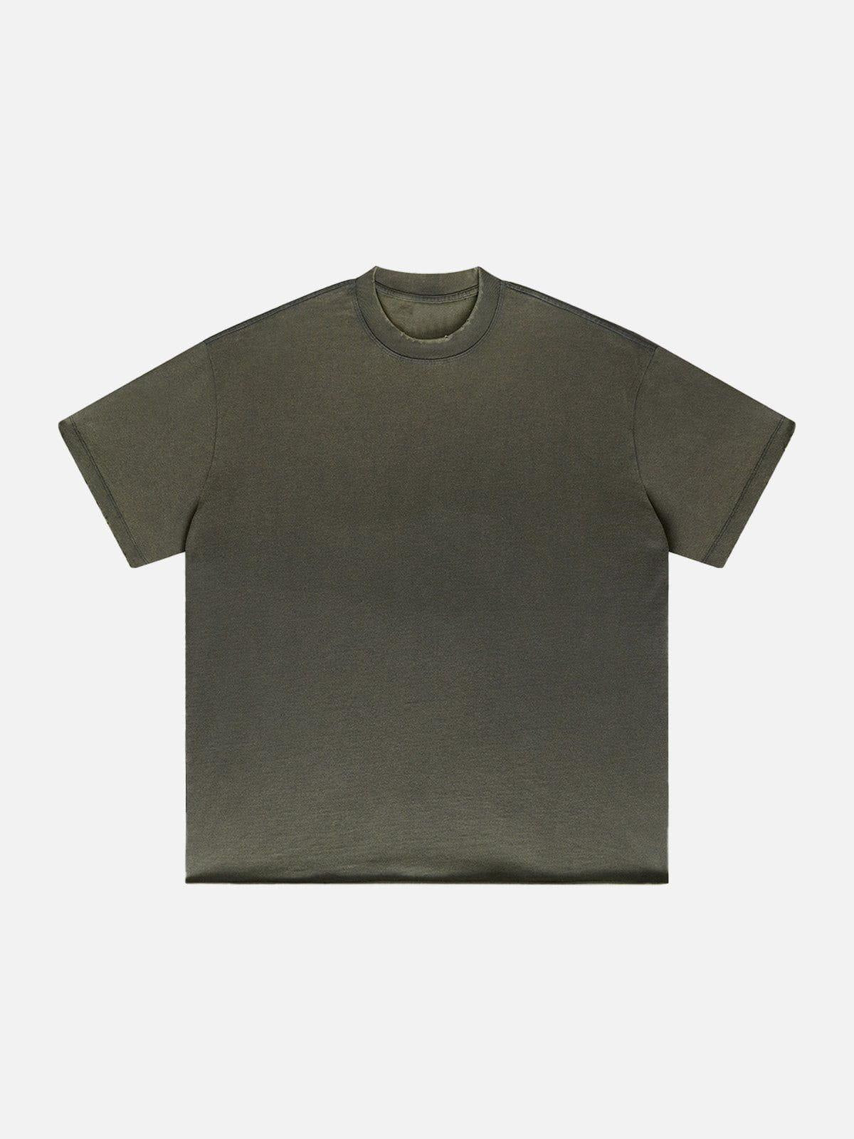 Solid Color Pullover Tee