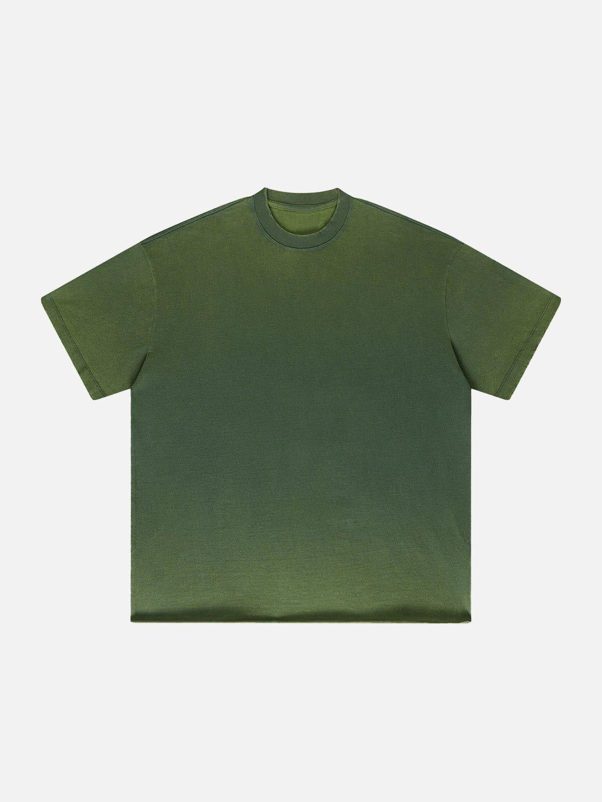 Solid Color Pullover Tee