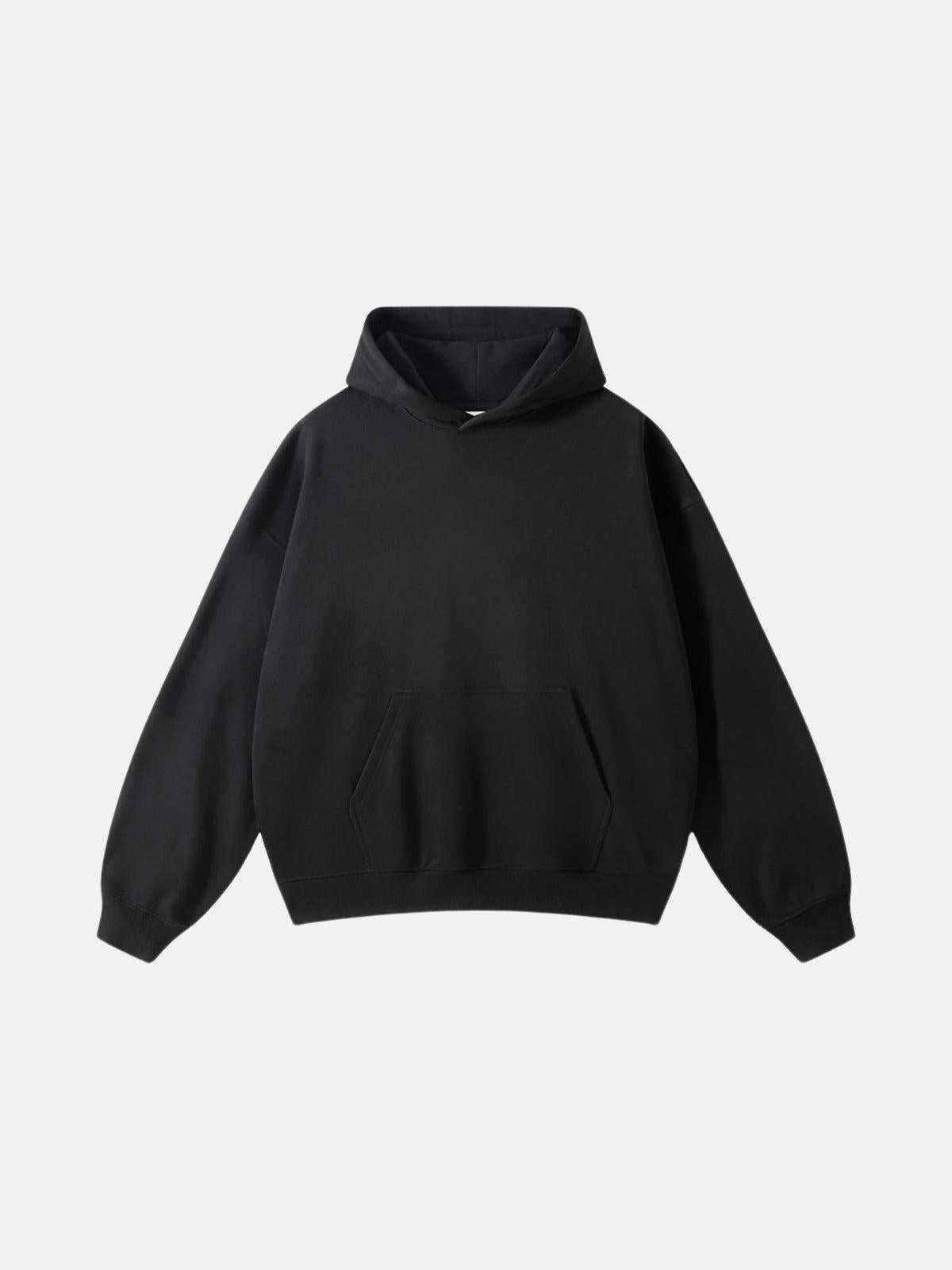 Solid Cotton Hoodie