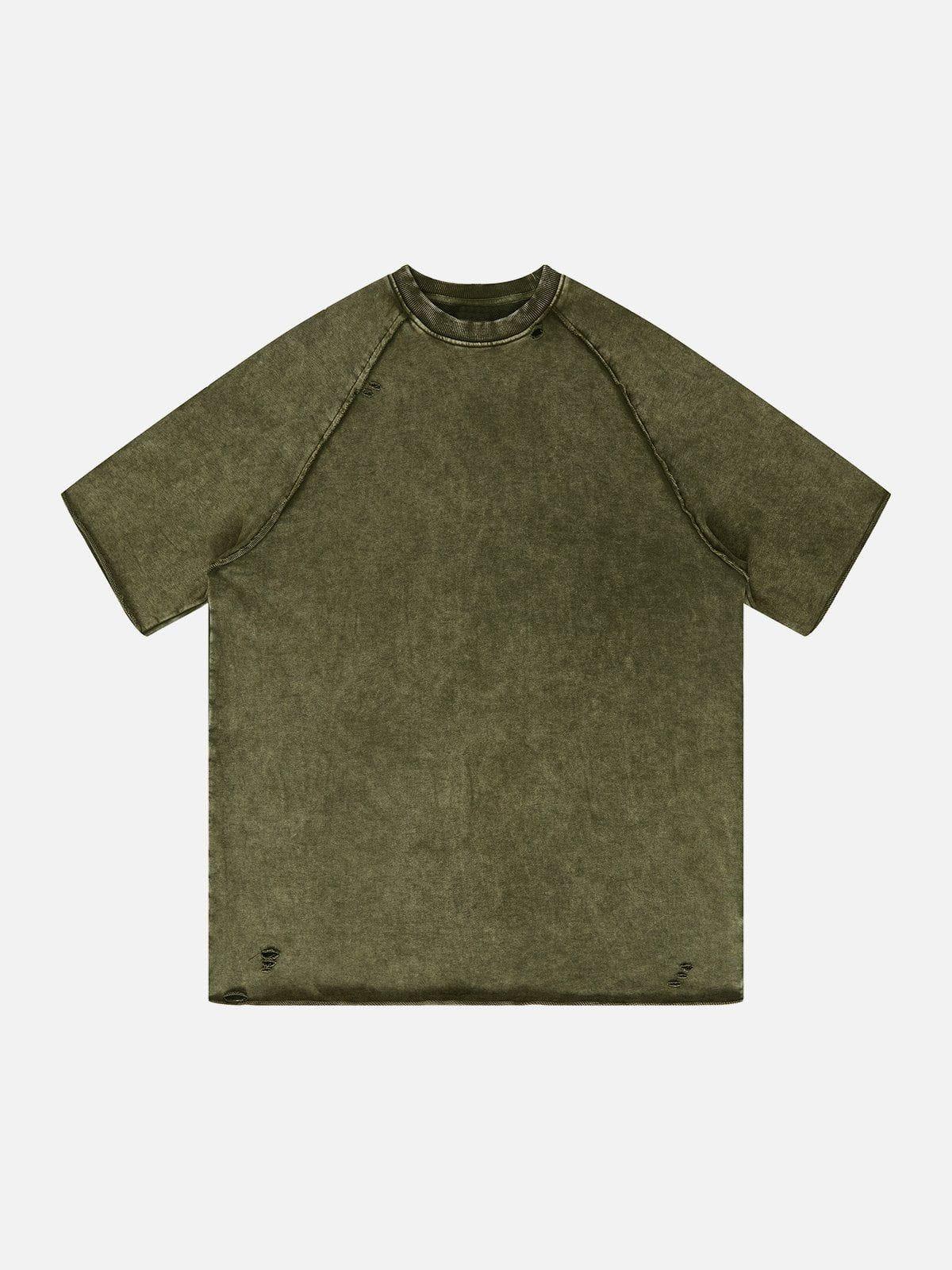 Solid Washed Essential Tee
