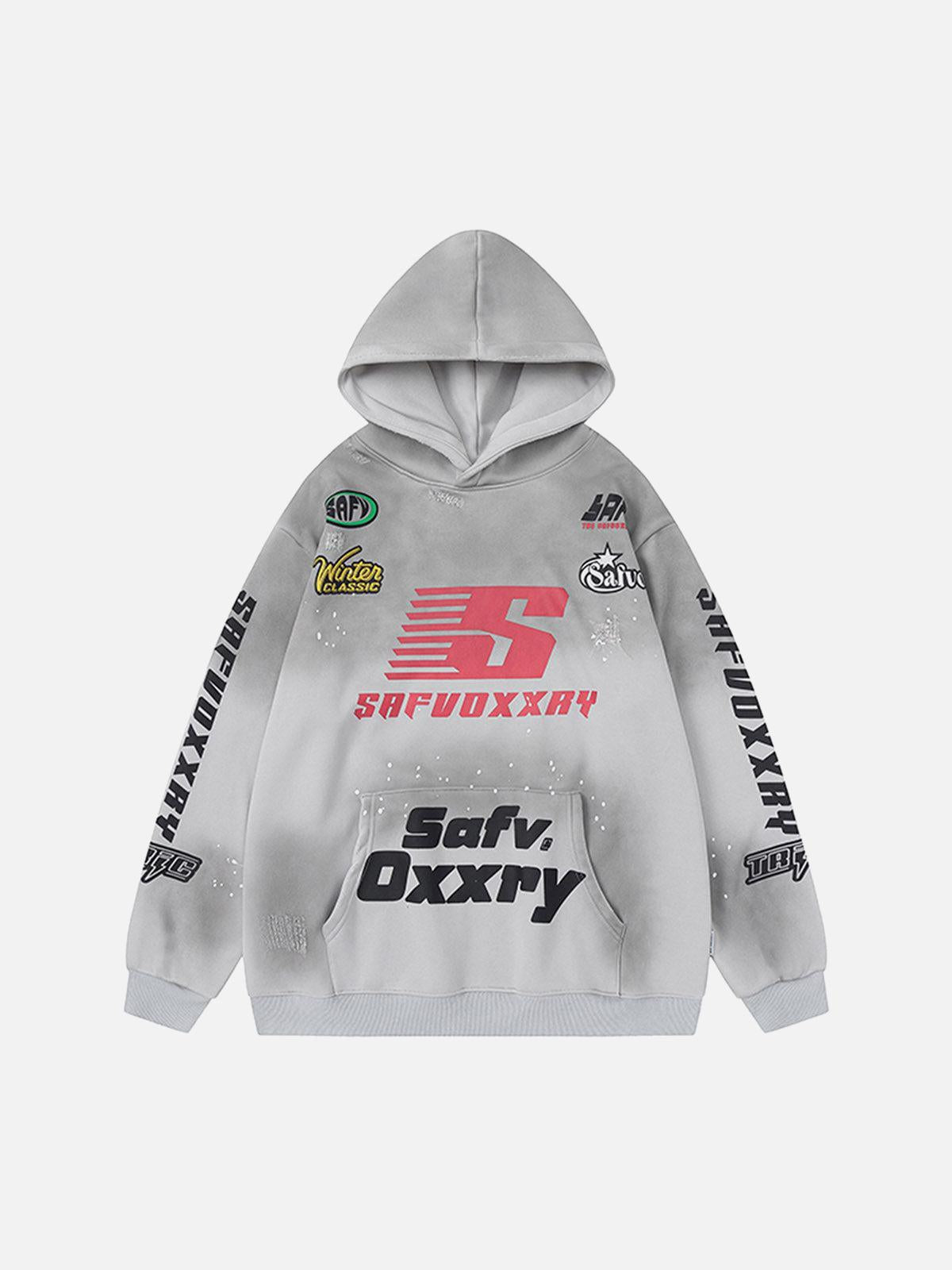 Speed Graphic Washed Racing Hoodie