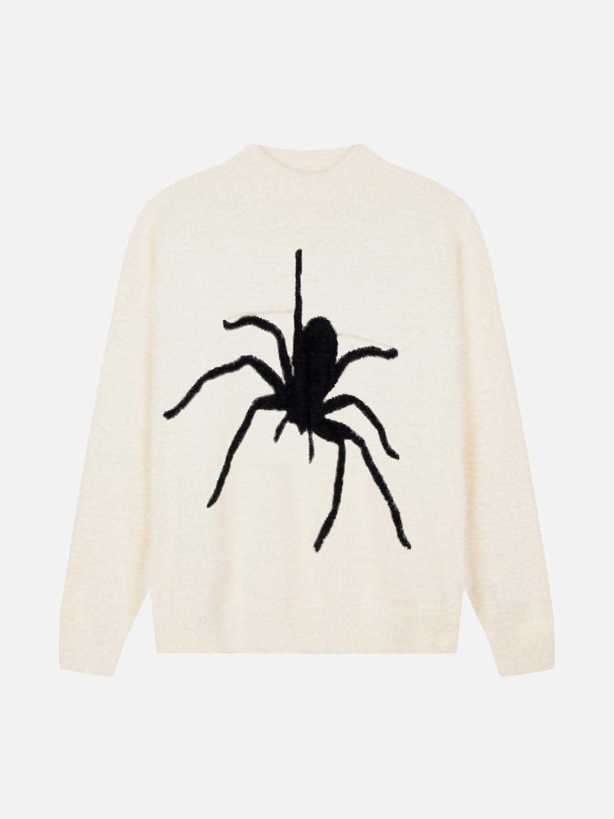 Spider Knit Mohair Sweater