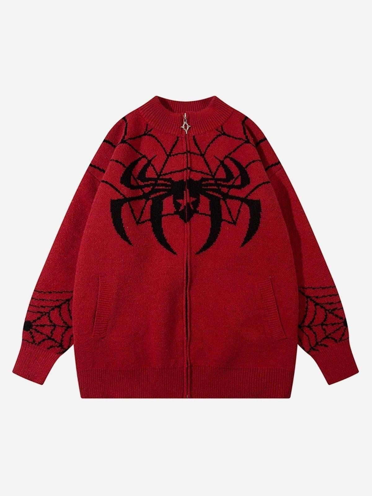 Spider Loose Sweater Coat